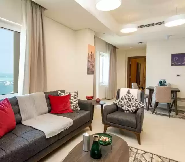 Residencial Listo Propiedad 1 dormitorio F / F Apartamento  alquiler en al-sad , Doha #10306 - 1  image 